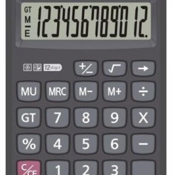 Calculadora de Bolso (POCKET) 12 Digitos c/ Painel Solar - PLATINET