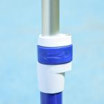 Trotinete para Crianças Trotinete com 3 Rodas LED Altura Ajustável Carga 25 kg 52x29x63 - 76 cm Azul