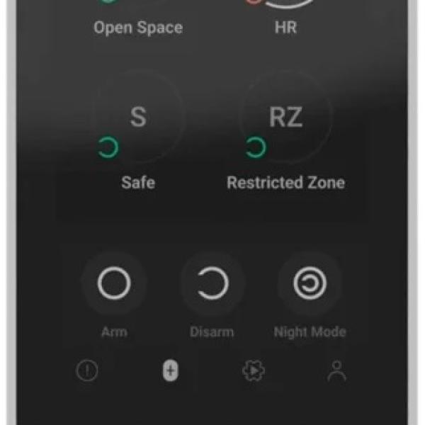 Painel de Controlo Tátil Clavier (Branco) - AJAX