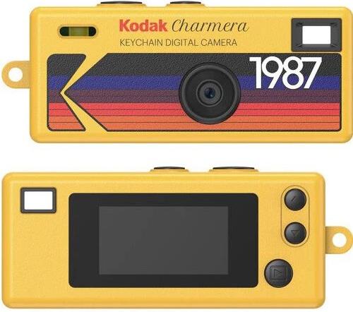 Máquina Fotográfica Keychain Charmera Porta - Chaves 1,6MP Recarregável (Modelo Aleatório) - KODAK
