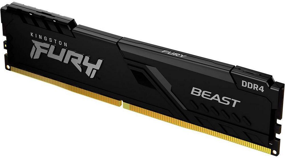 Memória RAM DIMM Fury 16GB (1x16GB) DDR4 - 3200MHz (Intel XMP) CL16 - KINGSTON