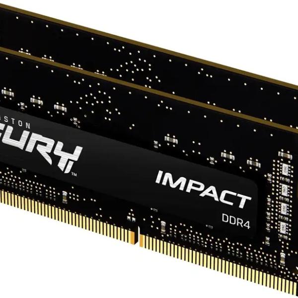 Memória RAM SO - DIMM Impact 32GB (2x16GB) DDR4 - 3200MHz 1R CL20 - KINGSTON