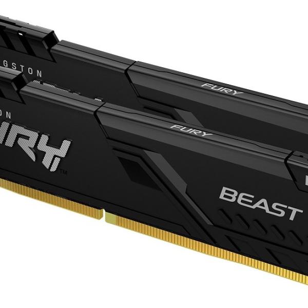 Memória RAM Fury Beast 64GB (2x32GB) DDR4 - 3600MHz CL18 (Preto) - KINGSTON