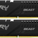 Memória RAM DIMM Fury Beast 16GB (2x8GB) DDR5 - 5600MHz (AMD Expo/Intel XMP) CL36 - KINGSTON