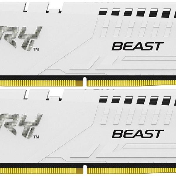 Memória RAM DIMM Fury Beast 32GB (2x16GB) DDR5 - 5600MHz (AMD Expo/Intel XMP) CL36 - KINGSTON