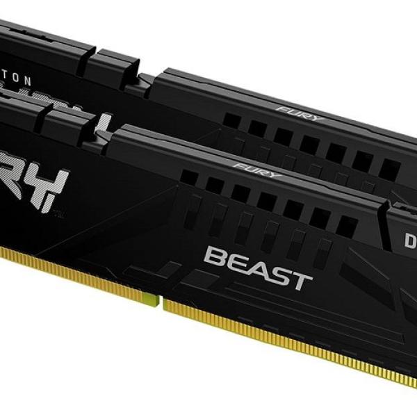 Memória RAM DIMM Fury Beast 64GB (2x32GB) DDR5 - 5600MHz CL40 (Intel XMP) - KINGSTON
