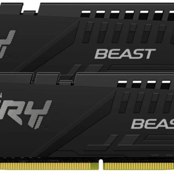 Kingston Kit 64GB (2 x 32GB) DDR5 6000MHz FURY Beast EXPO Preto 2R CL30