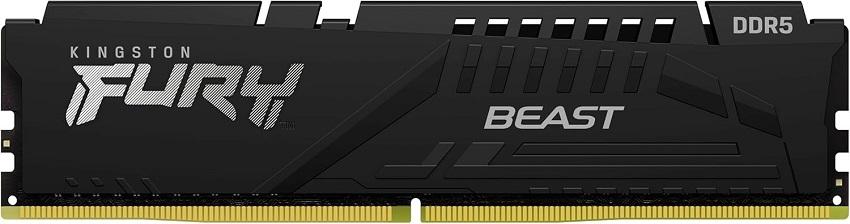 Memória RAM DIMM Fury Beast 8GB DDR5 - 6000MHz (AMD Expo/Intel XMP) CL36 - KINGSTON