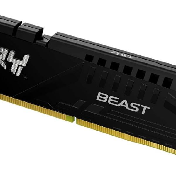 Memória RAM DIMM Fury Beast 16GB (1x16GB) DDR5 - 6000MHz (AMD Expo/Intel XMP) CL36 - KINGSTON