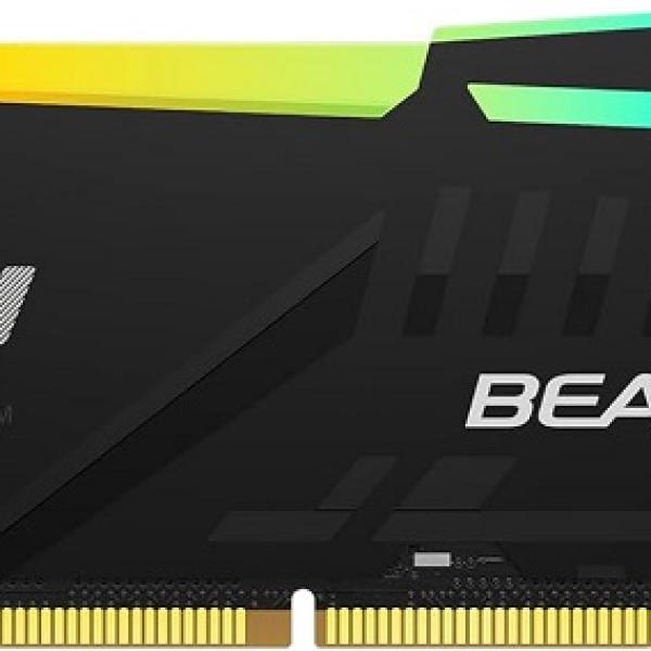 Memória RAM DIMM Fury Beast RGB 32GB (1x32GB) DDR5 - 6000MHz (AMD Expo/Intel XMP) CL36 - KINGSTON