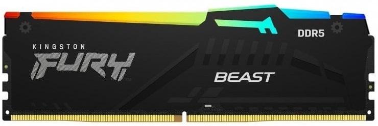 Memória RAM FURY Beast RGB 32GB (1x32GB) DDR5 6000MT/s CL36 - KINGSTON