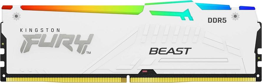 Memória RAM FURY Beast RGB 16GB (1x16GB) DDR5 6000MT/s CL36 - KINGSTON