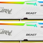 Memória RAM DIMM Fury Beast RGB 32GB (2x16GB) DDR5 - 6000MHz (AMD Expo/Intel XMP) CL36 - KINGSTON