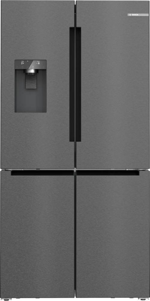 Frigorífico Americano Serie 6 KFI96AXEA 574L (Preto/Inox) - BOSCH