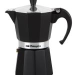 Cafeteira de Alumínio (12 Chávenas) Preto - ORBEGOZO