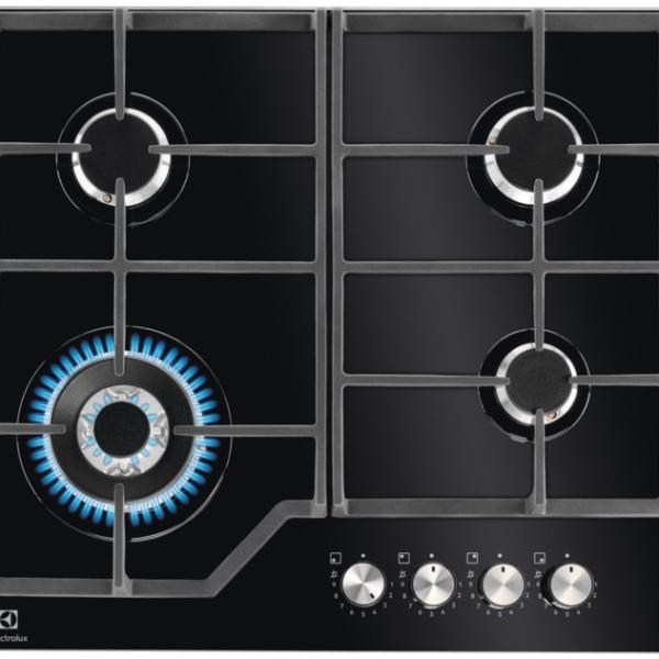 Placa a Gás Serie 600 KGG64362K 4 Zonas Butano/Propano (Preto) - ELECTROLUX