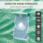 Estufa de Cultivo para Terraço ou Jardim – Cor Verde – Tubo Aço e PE 140g/㎡ - 450x200x200 cm
