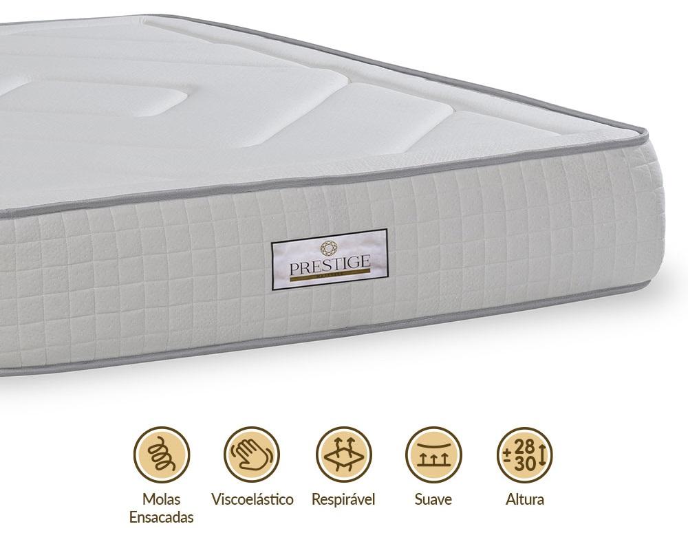 Colchão Viscoelástico King Pocket (200 x 200cm) - PRESTIGE