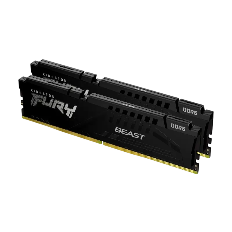 Kingston Kit 32GB (2 x 16GB) DDR5 5200MHz FURY Beast Preto CL40