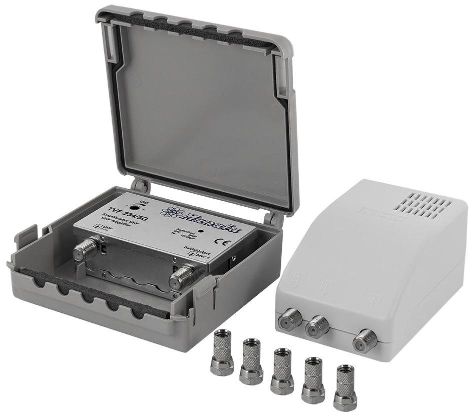Kit Amplificador 5G TVF - 234 + Alimentador TVF - 24V - MANATA