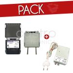 Kit Amplificador 5G (UHF/SAT) TVF - 911U + Alimentador FC - LB12V1S - MANATA