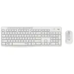 Teclado e Rato Sem Fios Logitech Silent Touch MK295 Branco — Recondicionado