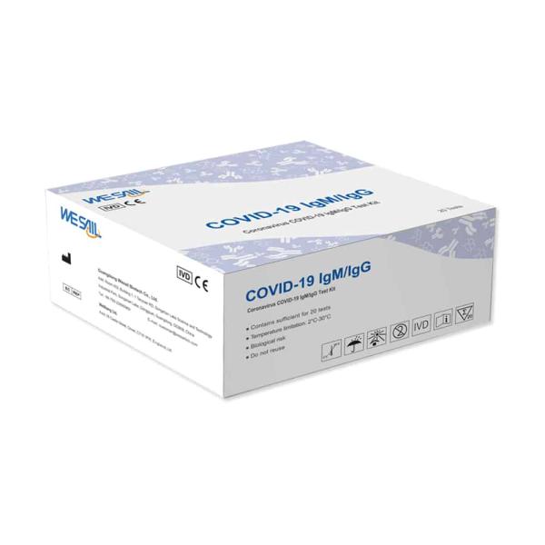 Kit Teste Covid - 19 AntiCorpos IgM/IgG 20/Uni — Recondicionado