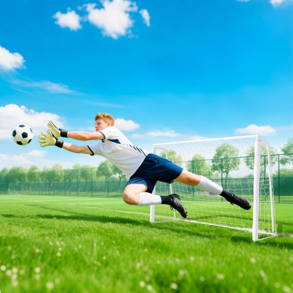 Baliza de Futebol com Suporte de Metal e Rede para Treino e Diversão de Futebol no Jardim Ar Livre 186x62x123 cm Branco