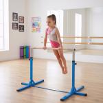 Barra de Ginástica para Crianças com Altura Ajustável 92 - 150 cm Barra Horizontal de Ginástica 194x121x150 cm Azul