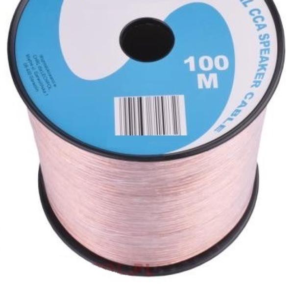 Bobine Cabo de Coluna Transparente 2x 2,5mm (100 mts)