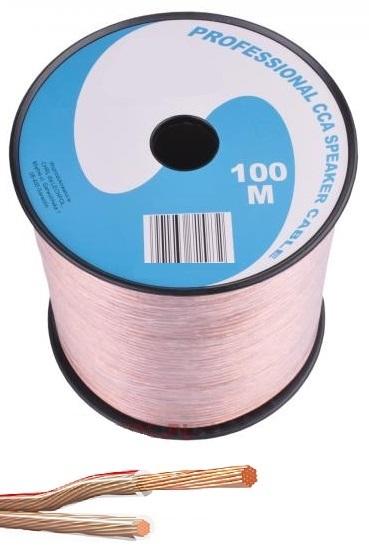 Bobine Cabo de Coluna Transparente 2x 2,5mm (100 mts)