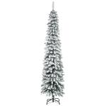 Árvore de Natal Artificial 210cm com Neve Ignífugo com 490 Ramos Verde