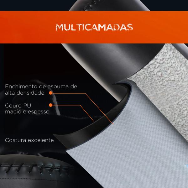 Saco de Boxe de Pé para Adultos 170 cm Altura Ajustável em 3 Níveis Punching Ball com Base Preenchível Ø50x 170 cm Preto