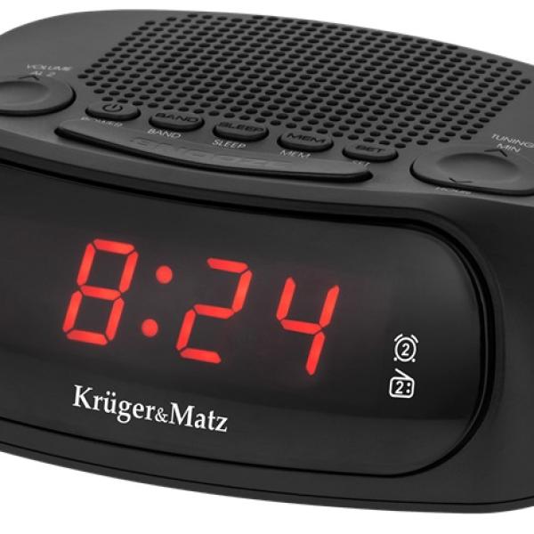 Rádio Relógio Despertador AM/FM - Kruger&Matz