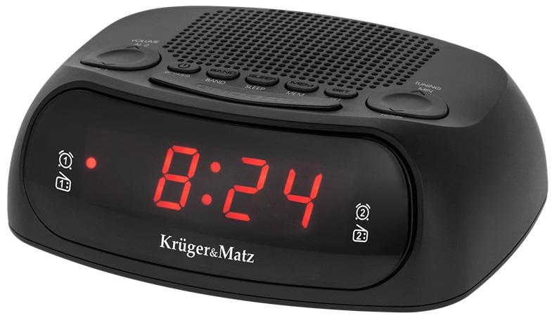 Rádio Relógio Despertador AM/FM - Kruger&Matz