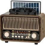 Rádio Portátil AM/FM Analógico 5W BLUETOOTH/MP3/USB/microSD c/ Painel Solar - Kruger&Matz