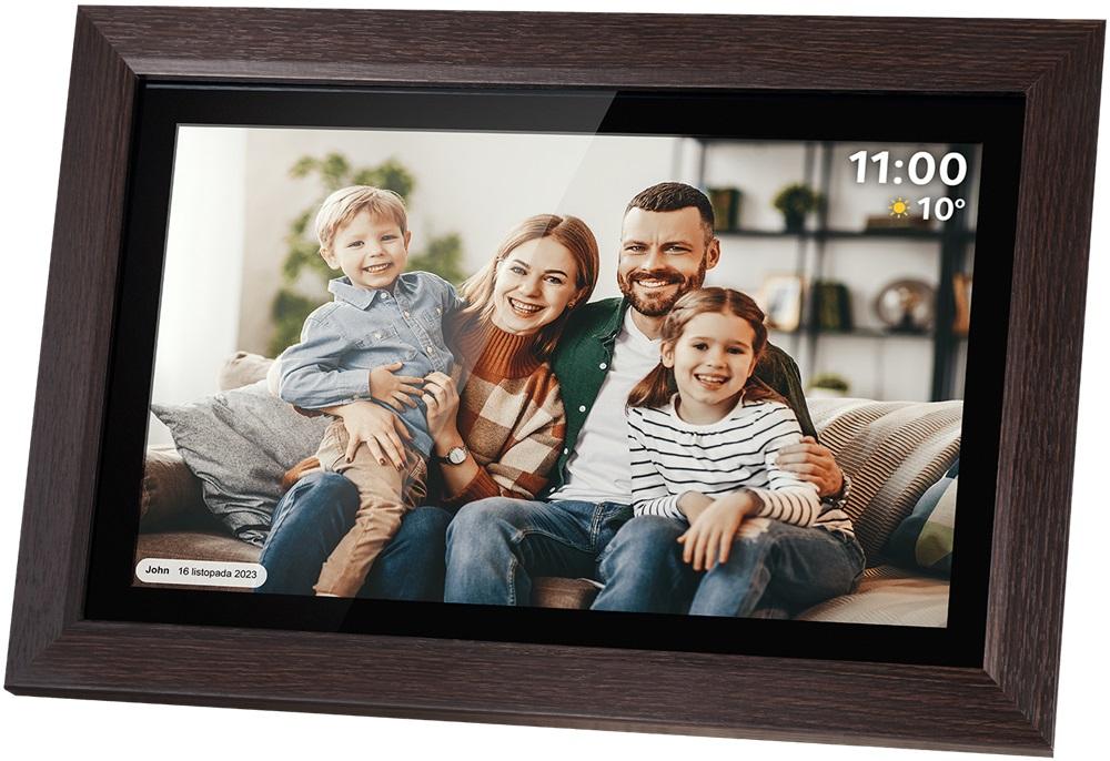 Moldura Digital 15,6 Frameo Wi - Fi (Madeira) - Kruger&Matz