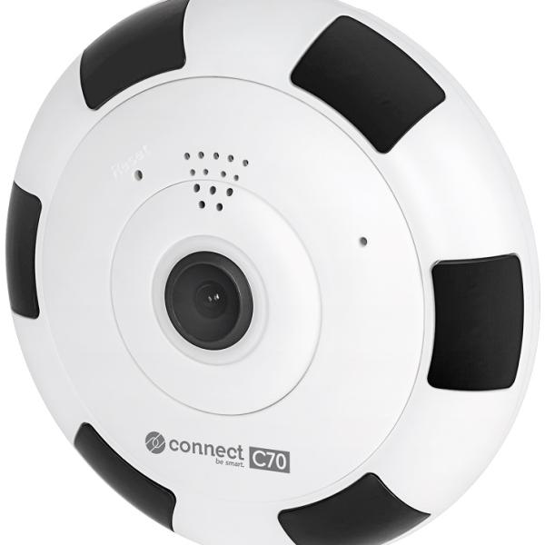 Câmara Vigilância Interior Wi - Fi Connect C70 TUYA FishEye - Krüger&Matz