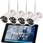 Pack Vigilância IP Wi - Fi Connect C210 (Gravador/Ecrã + 4 Câmaras 2Mpx IR IP66) - Kruger&Matz