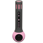 Microfone Bluetooth4.1 c/ Coluna 3W AUX (Rosa) - DENVER