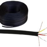 Bobine Cabo Audio e Video 3 Condutores Preto (100 mts)