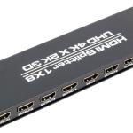 Distribuidor de Sinal HDMI Amplificado (1 Entrada / 8 Saidas)