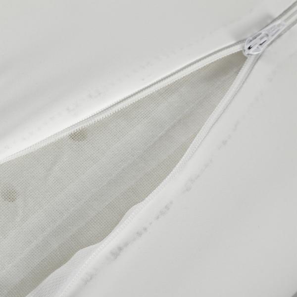 Almofada de Espuma Viscoelástica com Desenho Ergonómico Dupla Altura Capa Removível e Lavável 68,58x35,56x8,9/10,8 cm Creme