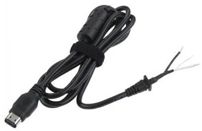 Ficha DC Multipin 5 - Pin (19V/7,1A) com Cabo 1,5 mts