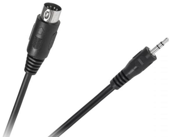 Cabo DIN 5 Pinos Macho - Jack 3,5mm Macho Stereo - 1,2 mts