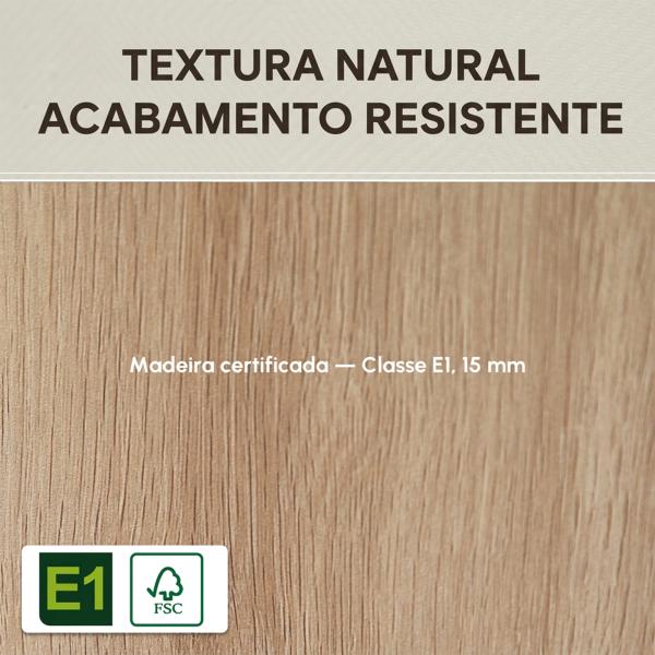 Armário de Sala de Estar Aparador Auxiliar com 4 Gavetas 1 Armário e Prateleira Inferior Móvel de Armazenamento Múltiuso para Dormitórios Sala de Jantar 54x29x83cm Carvalho