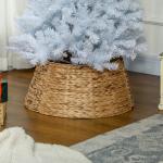 Base para Árvore de Natal 60 cm em Jacinto - de - Água Entrançado à Mão Natural