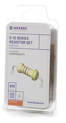 Kit de 610 Resistências 1/4W - WHADDA