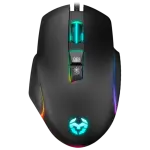 Rato Óptico Keos 6400DPI RGB (Preto) - KROM