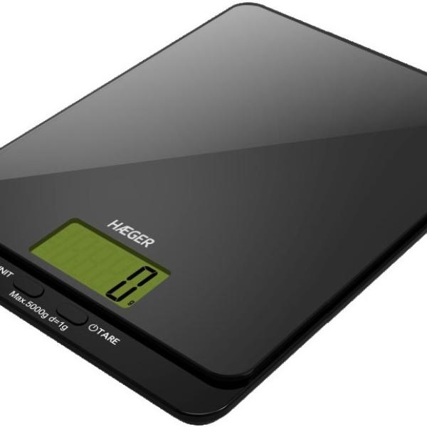 Balança de Cozinha 5Kg (Preto) - HAEGER